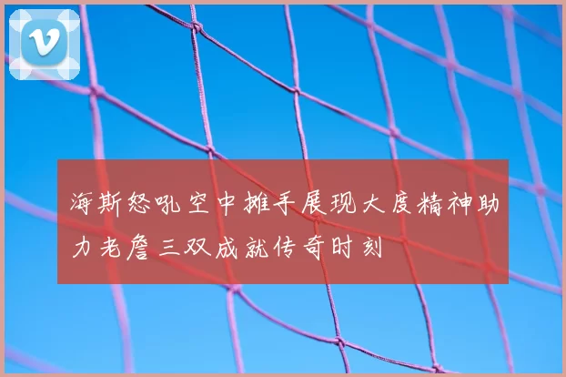 海斯怒吼空中摊手展现大度精神助力老詹三双成就传奇时刻