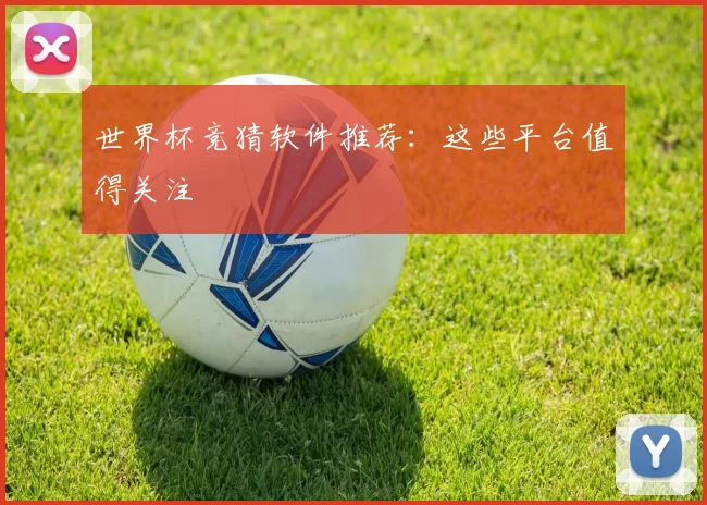 世界杯竞猜软件推荐：这些平台值得关注