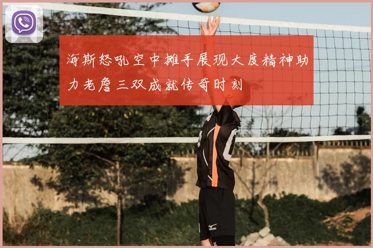 海斯怒吼空中摊手展现大度精神助力老詹三双成就传奇时刻